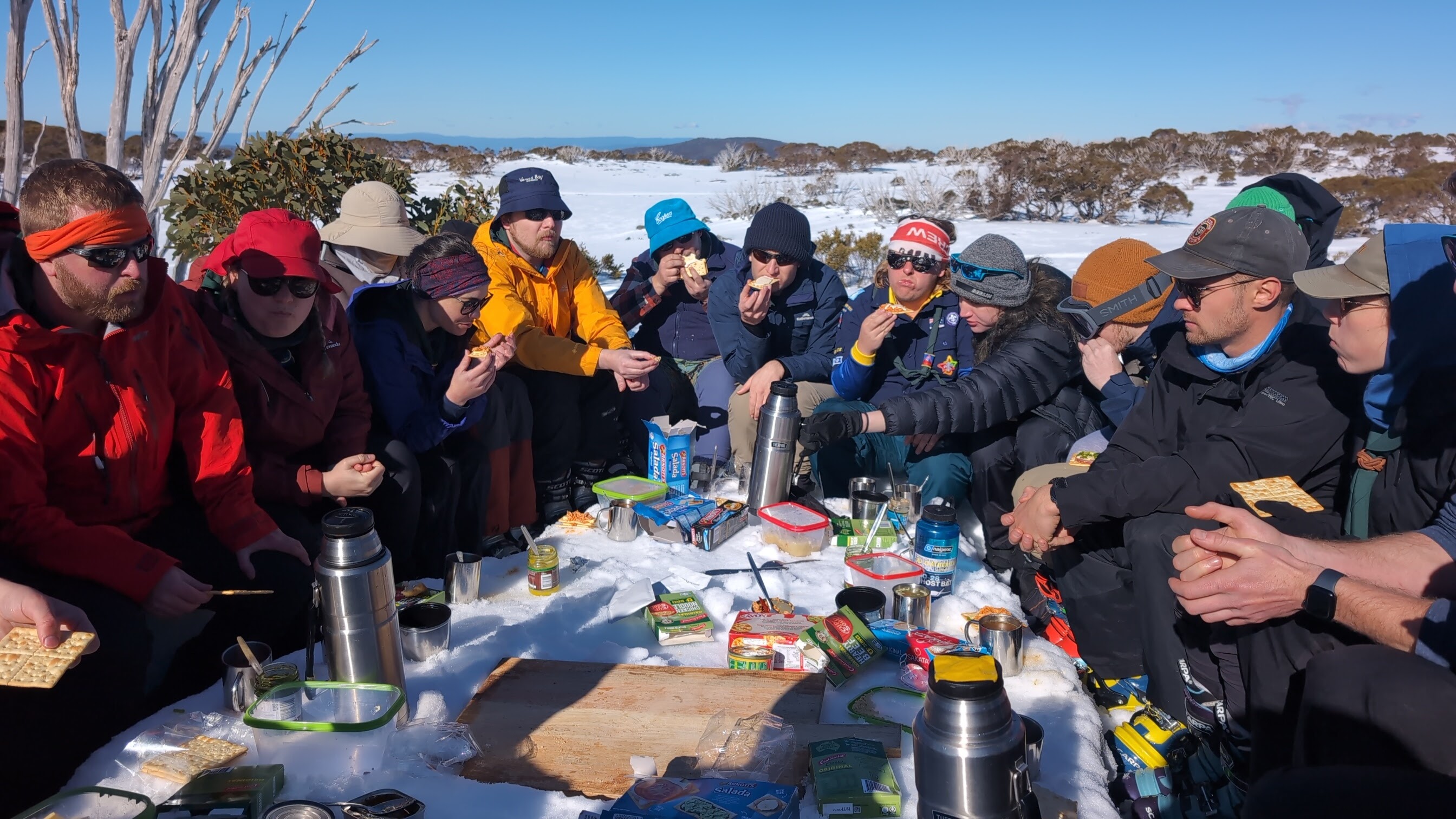 Hanging out a Madisons Hut