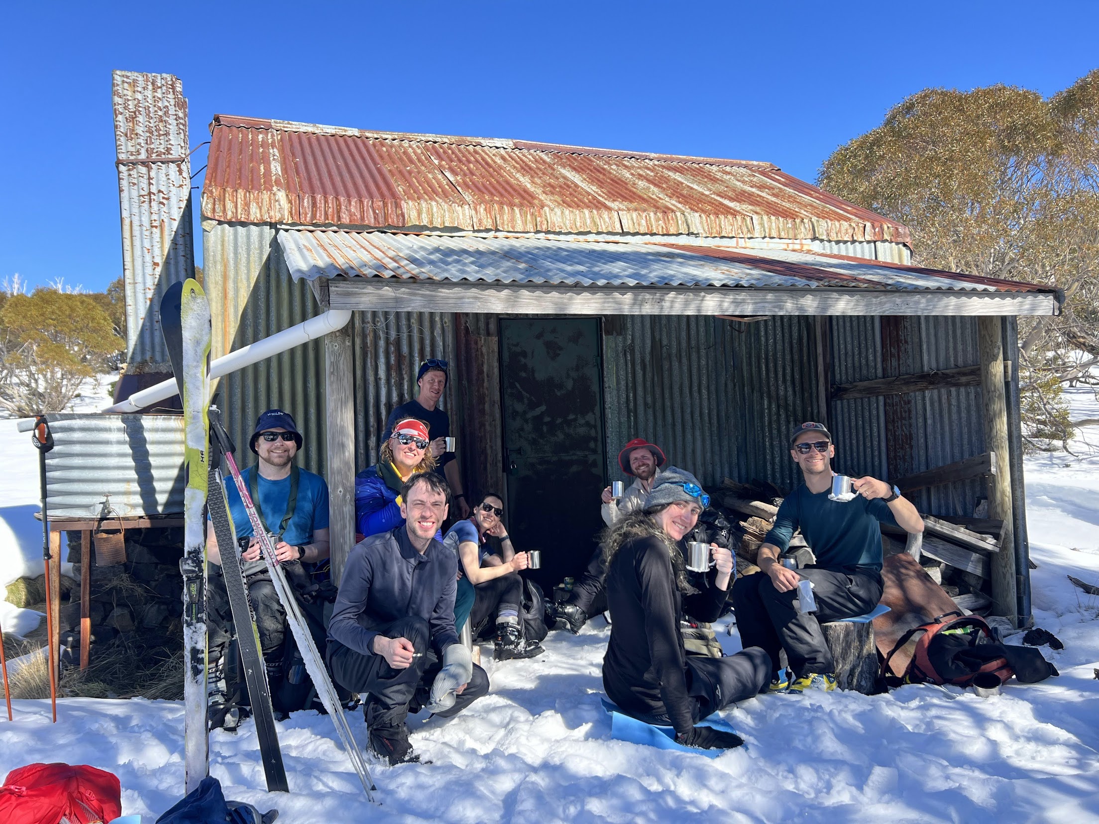 Hanging out at Madisons Hut